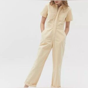 Urban Outfitters Butter Yellow Jump Suit, size XS